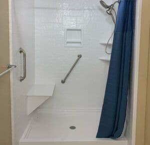 Newly finished project as part of bathroom remodeling in Zeeland, MI
